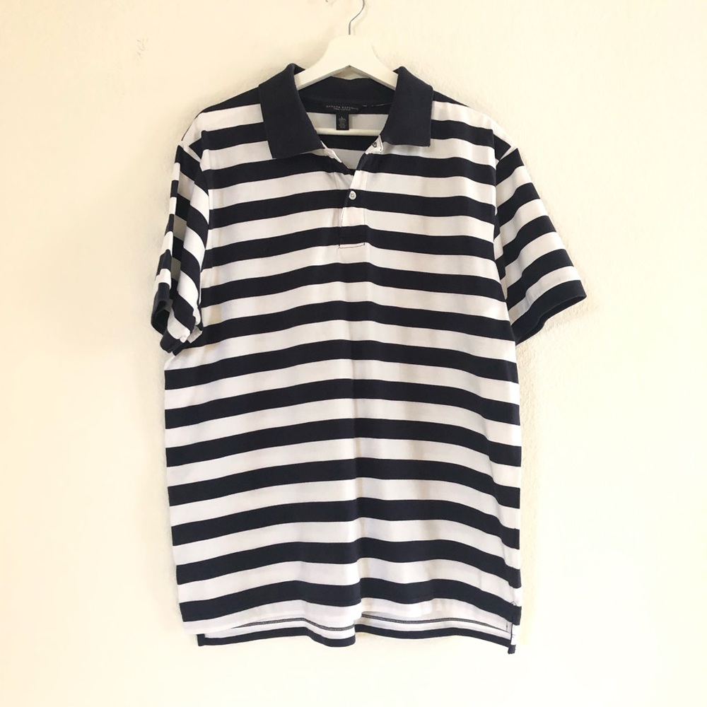 Banana Republicans c Men’s Pima Cotton polo Shirt Size L